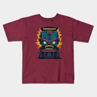 Angry Robot Kids T-Shirt